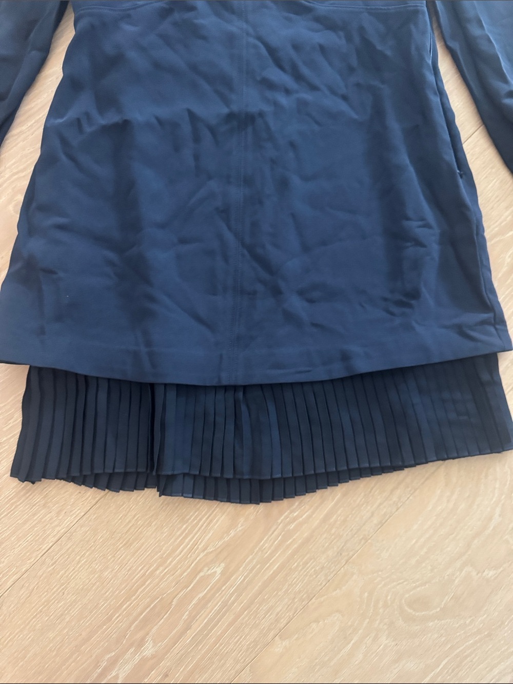 NWT cinq a sept Navy Layered V-Neck Mini Dress - Picture 8 of 9